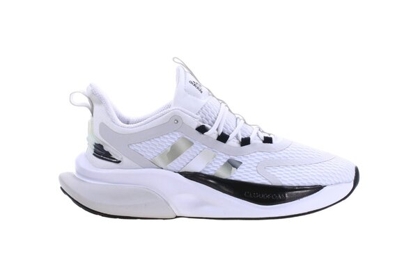 Baltas moteriškas batas Adidas AlphaBounce+ IG3588 iš šono – iliustracija batų dydžių lentelei