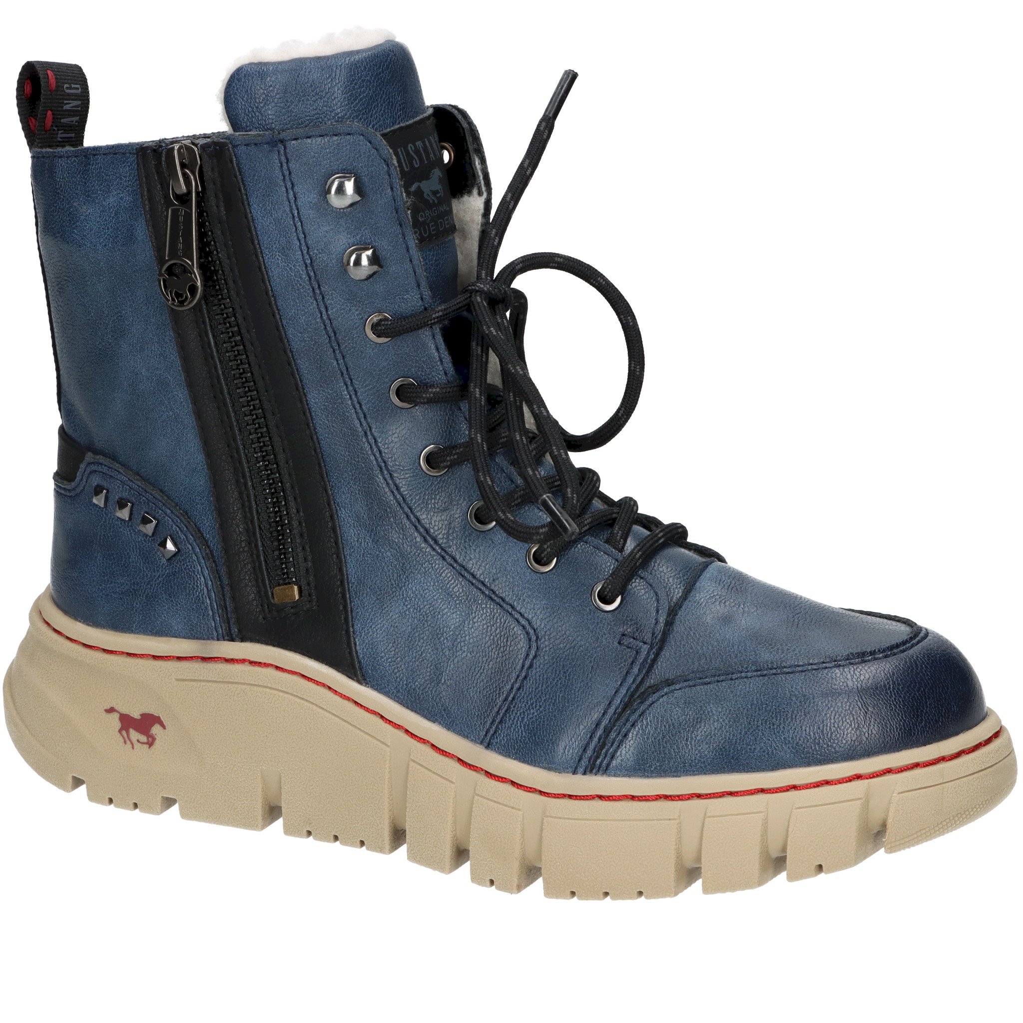 Mustang women's shoes 1499-602-008 blue