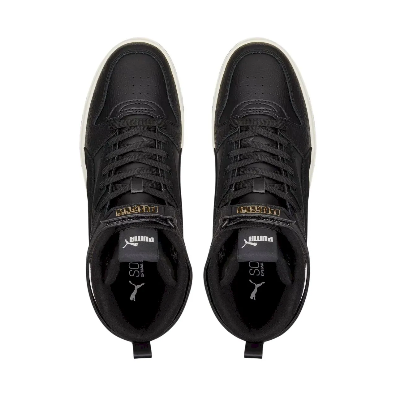 Мужские кроссовки Puma с высоким верхом черные RBD Game WTR 87604 02