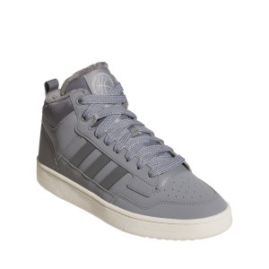 Gri erkek kışlık bot Adidas Rapid Court Mid Winterized JR0169