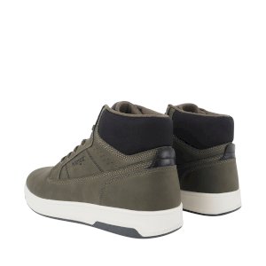 Zielone buty męskie na zimę Wrangler Denver Mid 20253018 99R