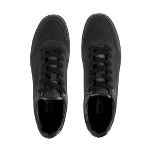 Ανδρικές μαύρες μισές μπότες Wrangler Woody Low 20253017 11A