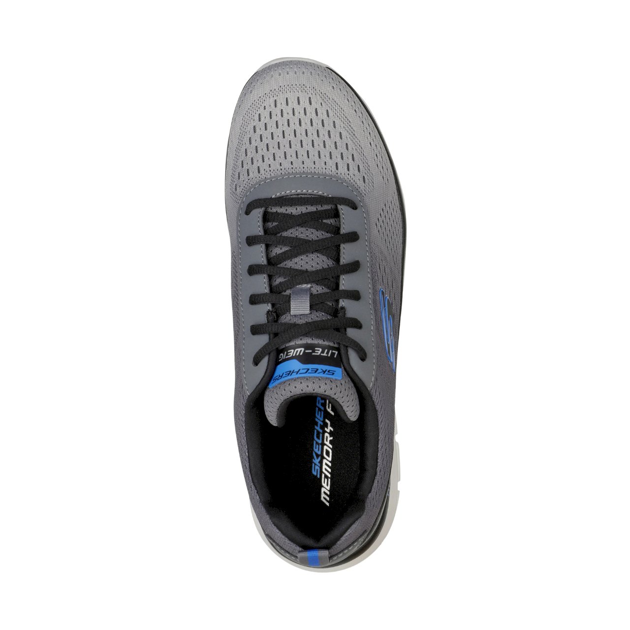 Чорні чоловічі спортивні кросівки Skechers Track-Ripkent сірі 232399 CCGY