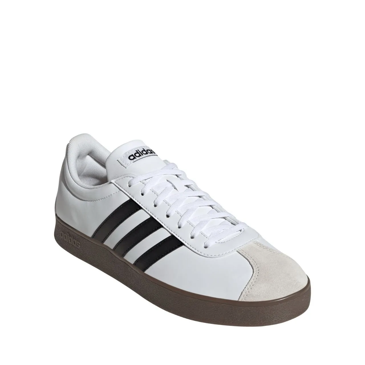 Мужские кроссовки Adidas VL Court Base белого цвета