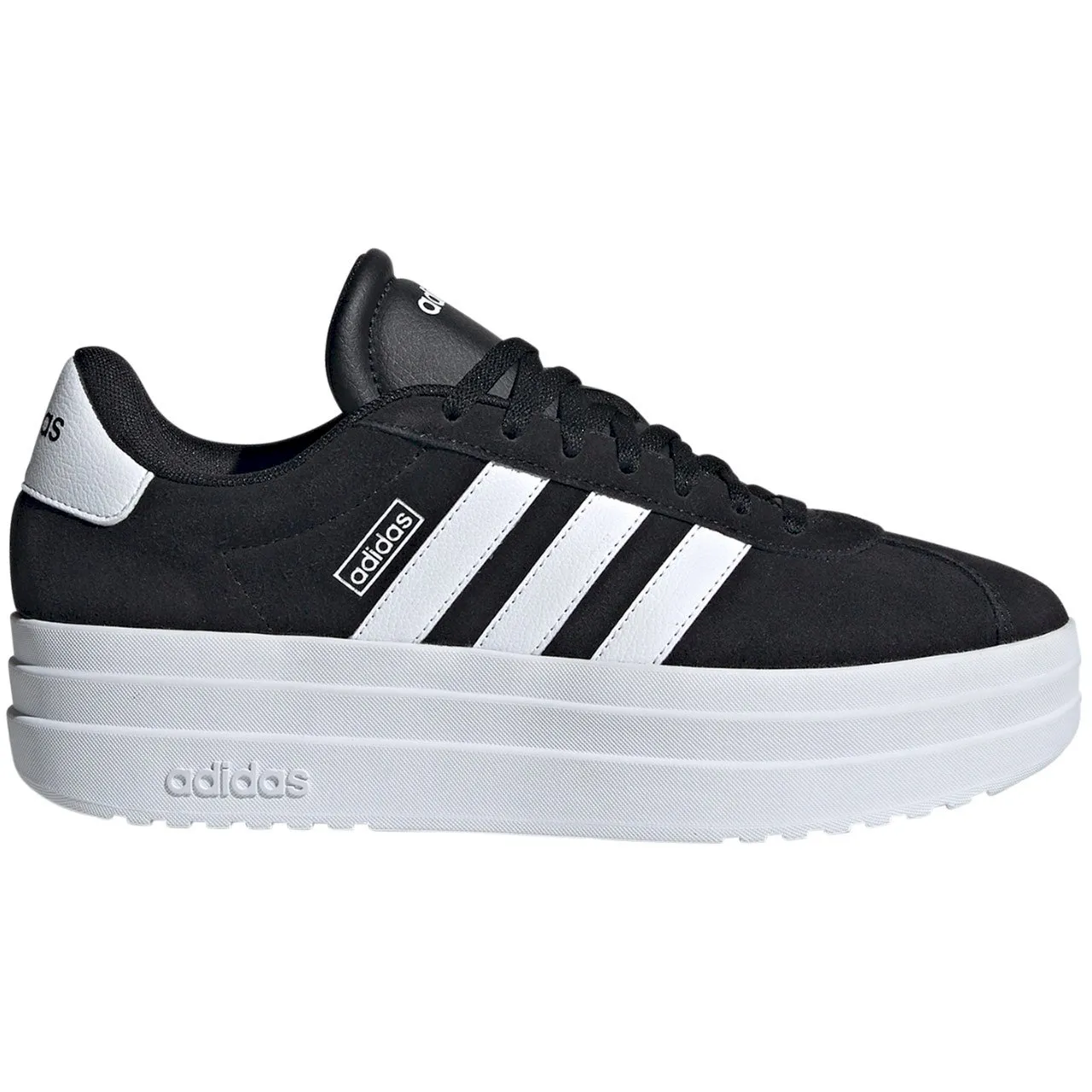 Pantofi din piele de căprioară pentru femei Adidas VL Court Bold IH9995