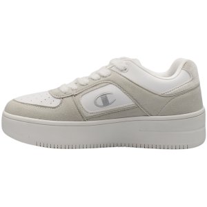 Grey women's shoes Champion Foul Play PLat Velour Low Cut S11702 ES002
