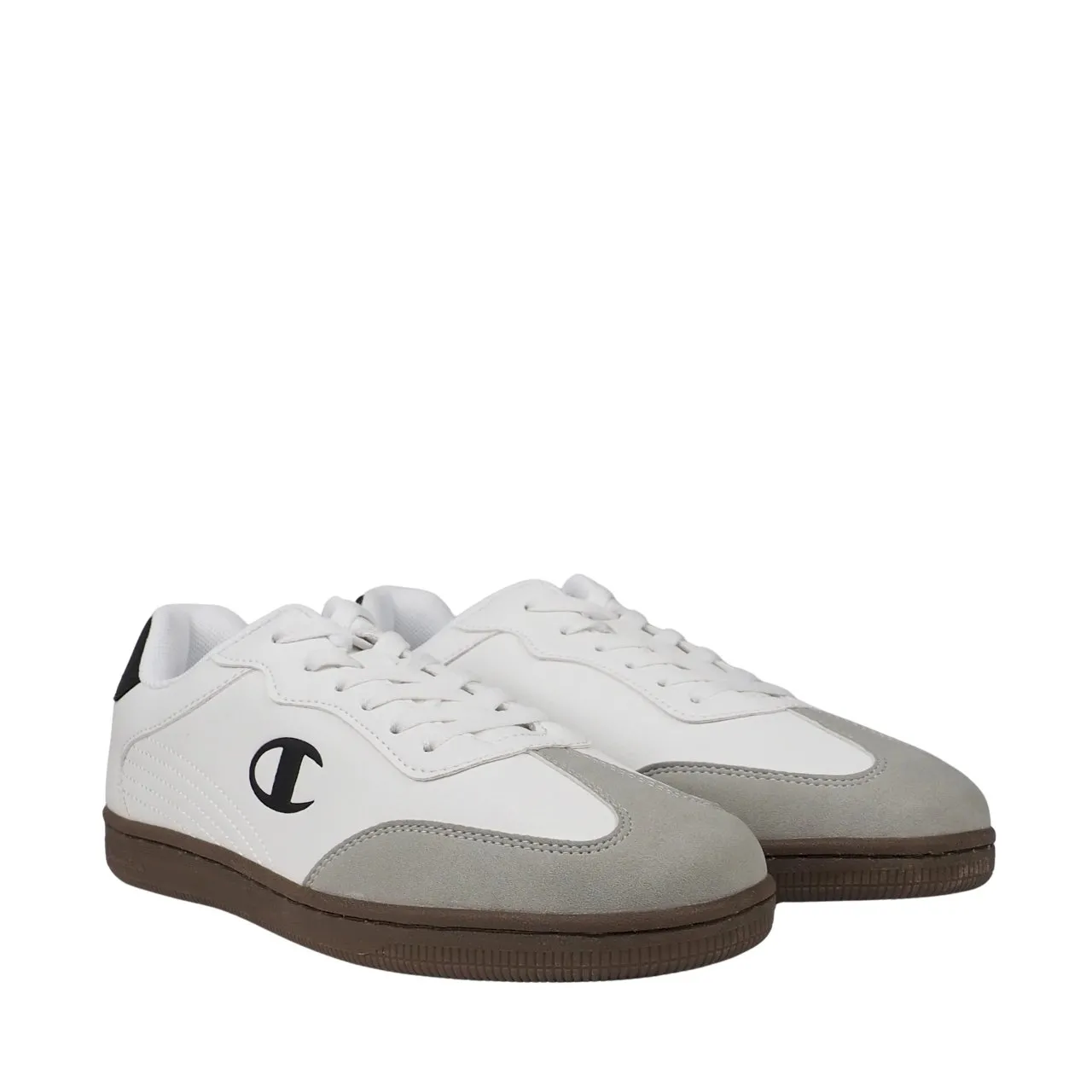 White Champion Prestige Mix Material Low Cut adidași pentru bărbați
