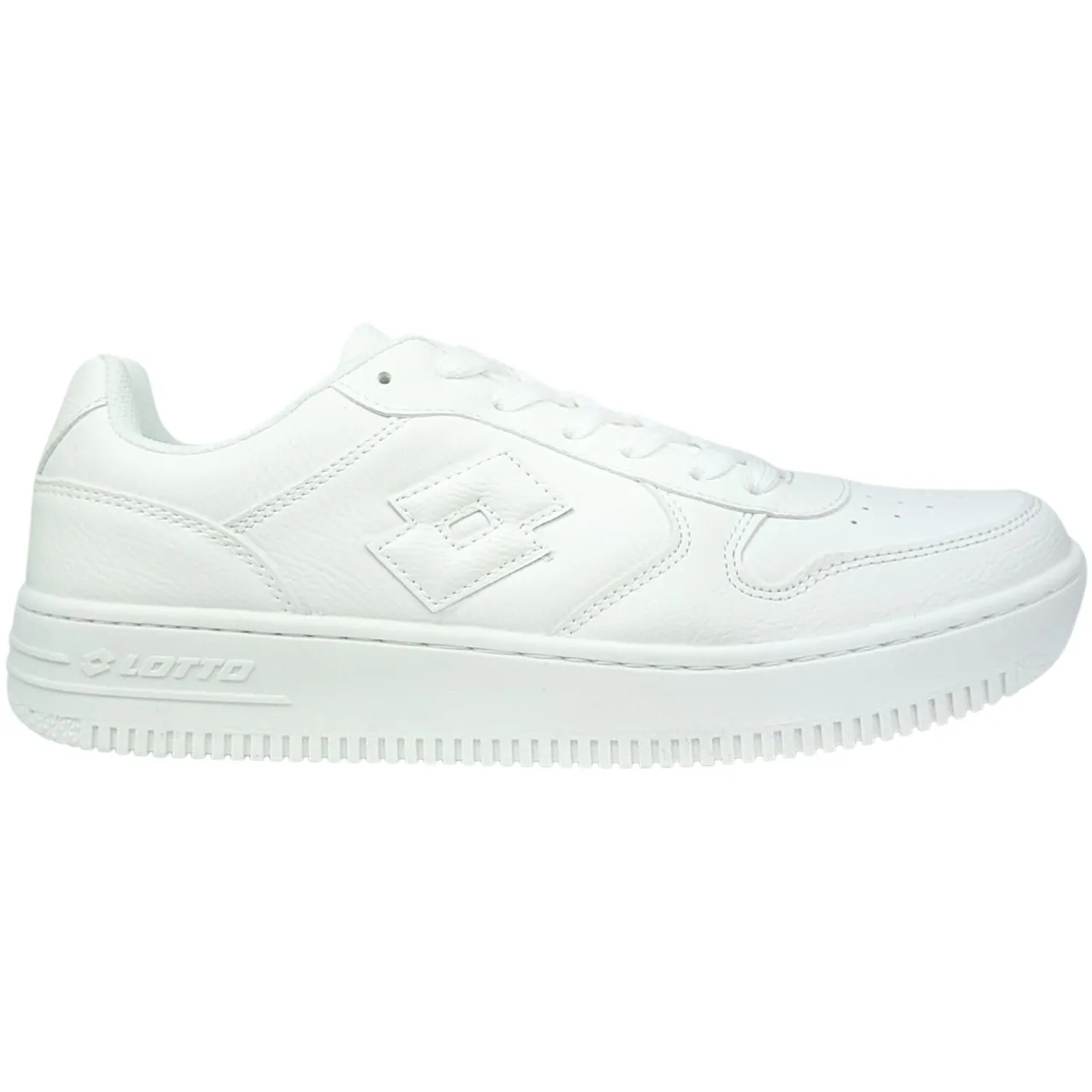 White unisex shoes Lotto Paliot OC 2400020U 1010