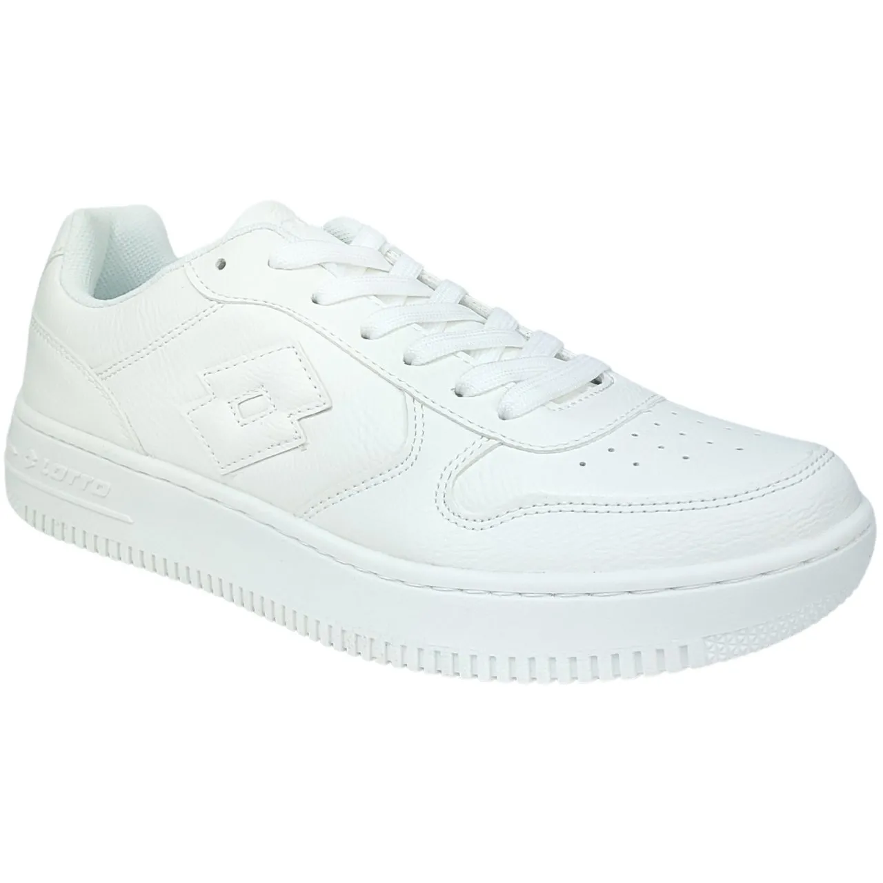 White unisex Lotto Paliot OC 2400020U 1010 sneakers