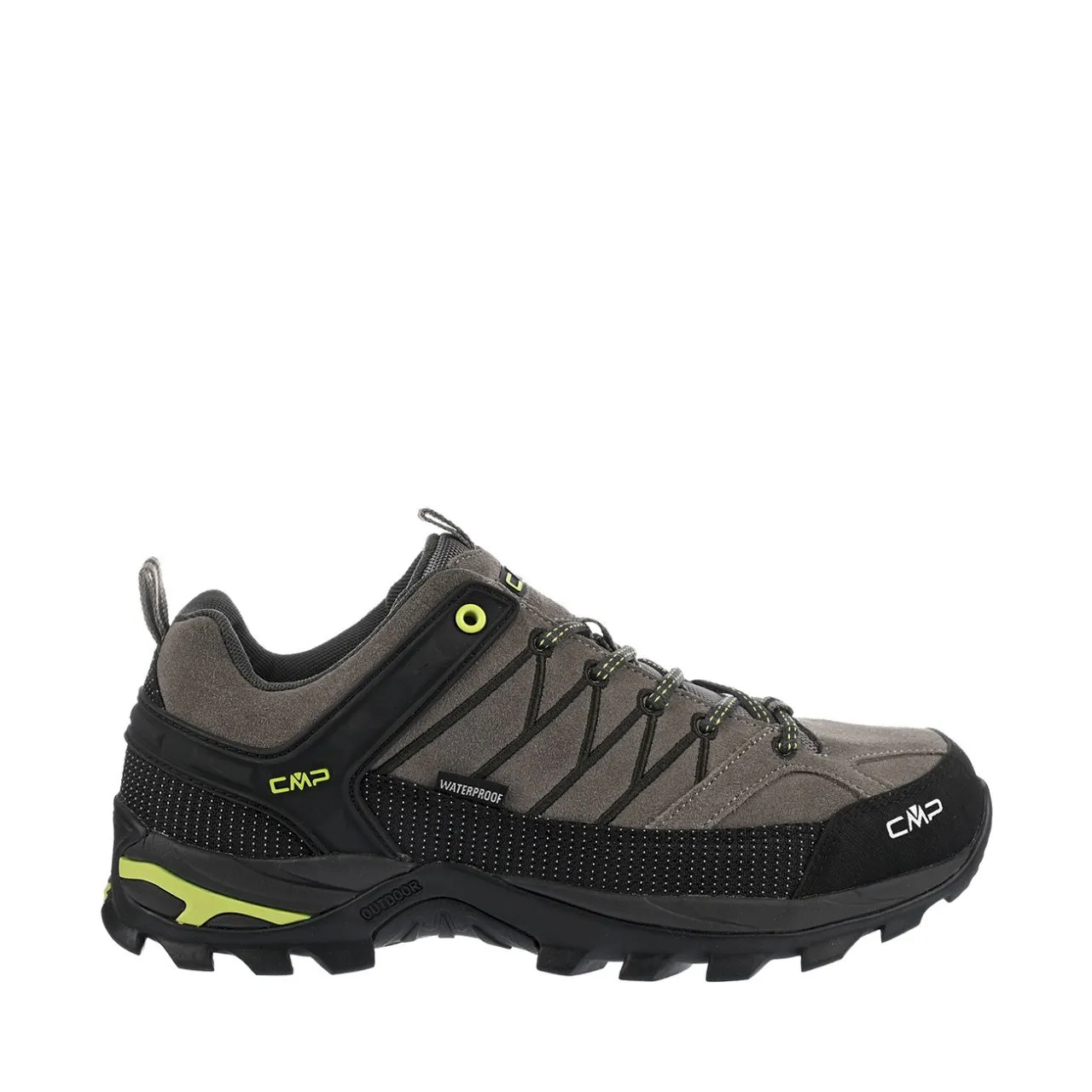 Men's grey trekking boots CMP Rigel Low WP 3Q1324711PU