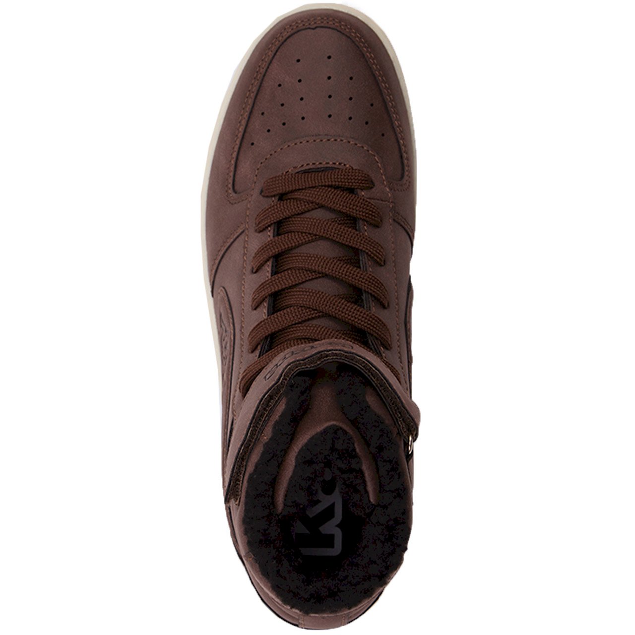 حذاء شتوي نسائي بني اللون من كابا باش ميد فرو 242799 5043