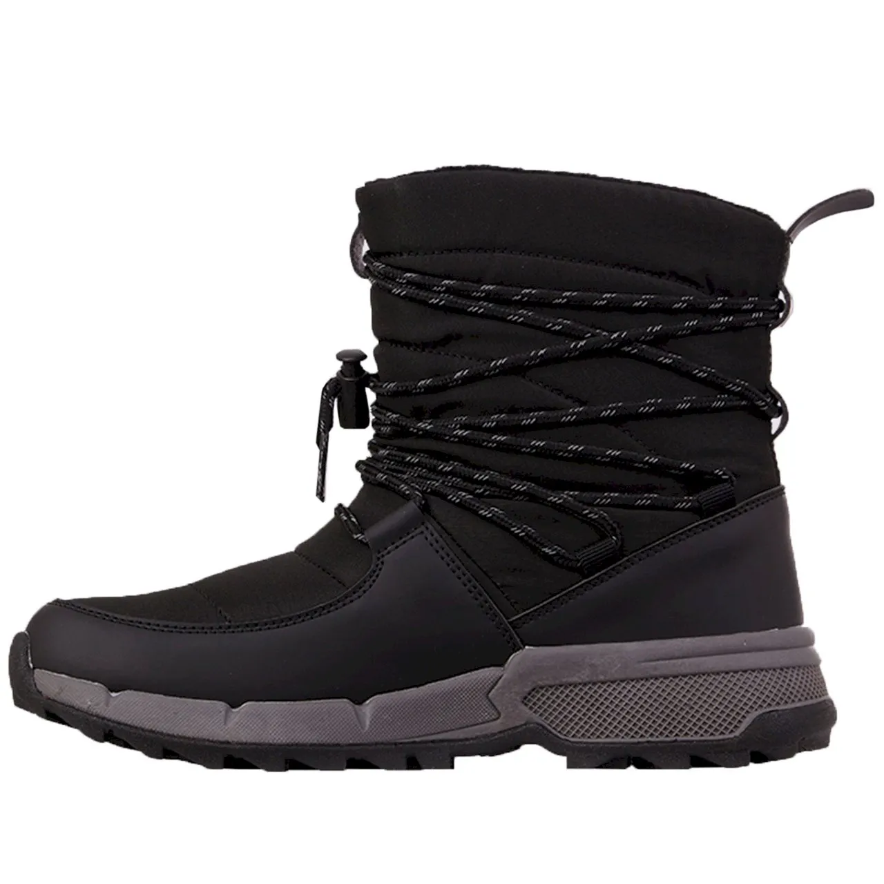 Bottes de neige pour femmes, noires Kappa Numar 243239 1171