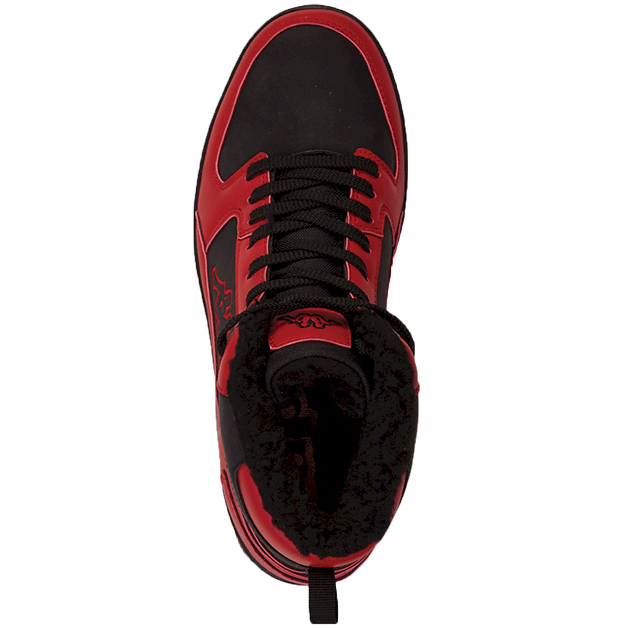 Red unisex gleznă adidași Kappa Lineup Fur 243374 2011