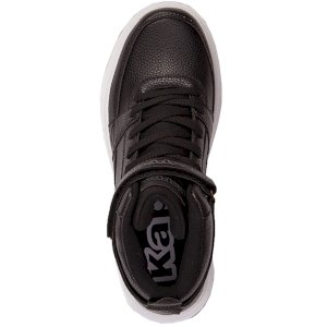 Женские кроссовки с высоким верхом черные Kappa Draydon 243346 1116