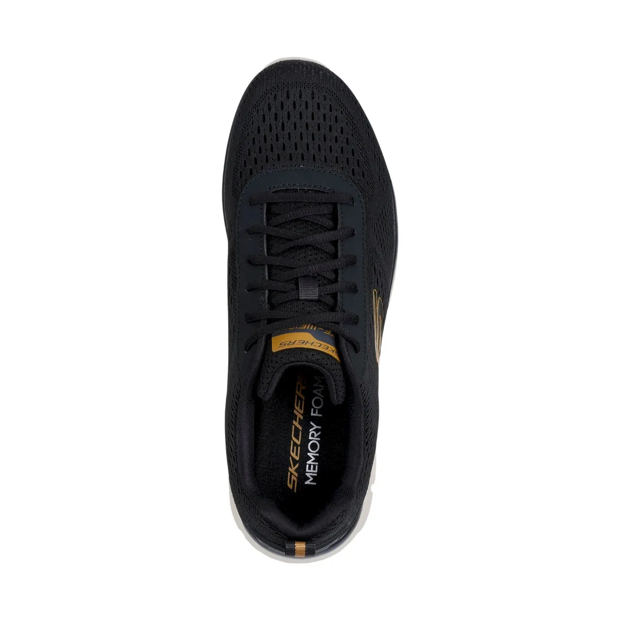 黑色 Skechers Track-Leshur 男鞋 232758 BLK