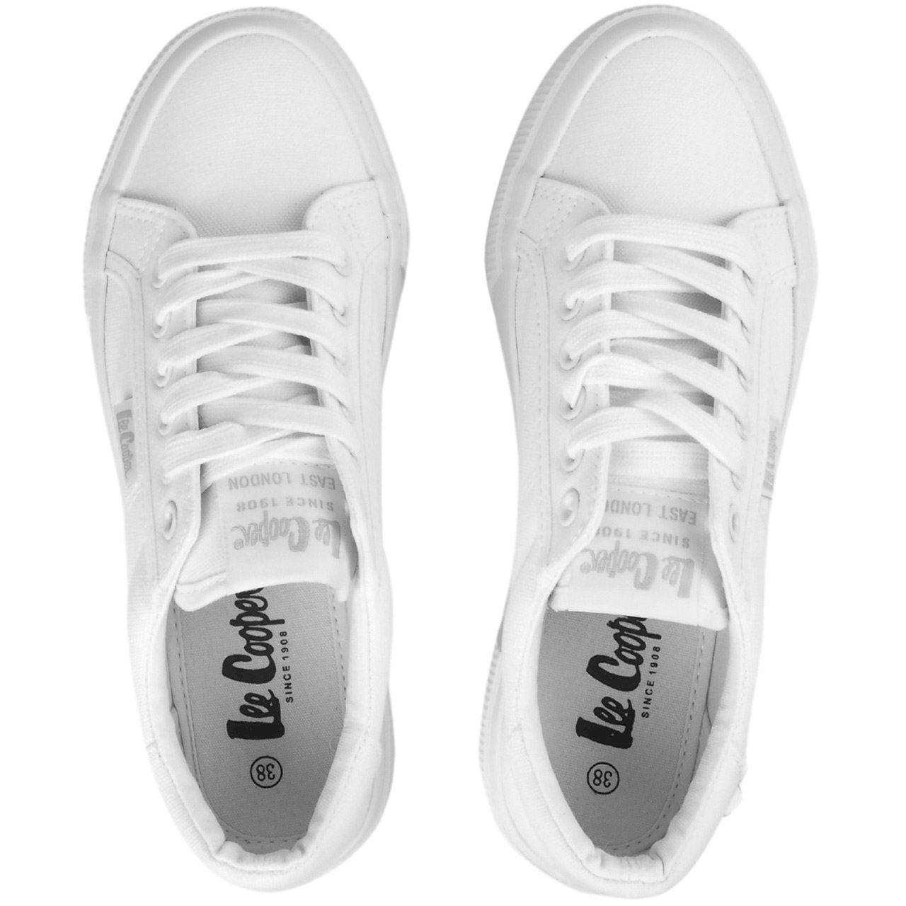 Dámské bílé tenisky Lee Cooper na platformě