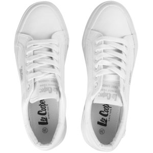 Dámské bílé tenisky Lee Cooper na platformě