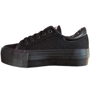 Black Lee Cooper women's sneakers LCW-24-31-2180LA