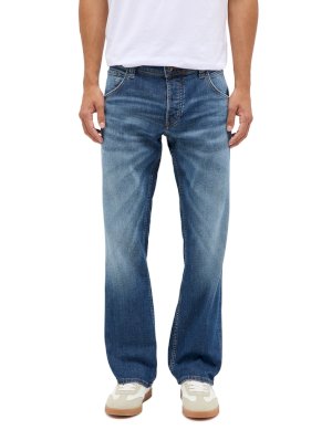 Niebieskie jeansy męskie Mustang Michigan Straight