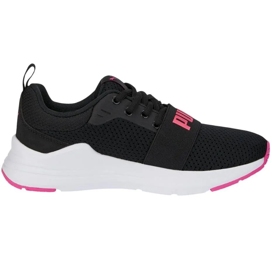 黑色女鞋 Puma Wired Run Jr 374214 20