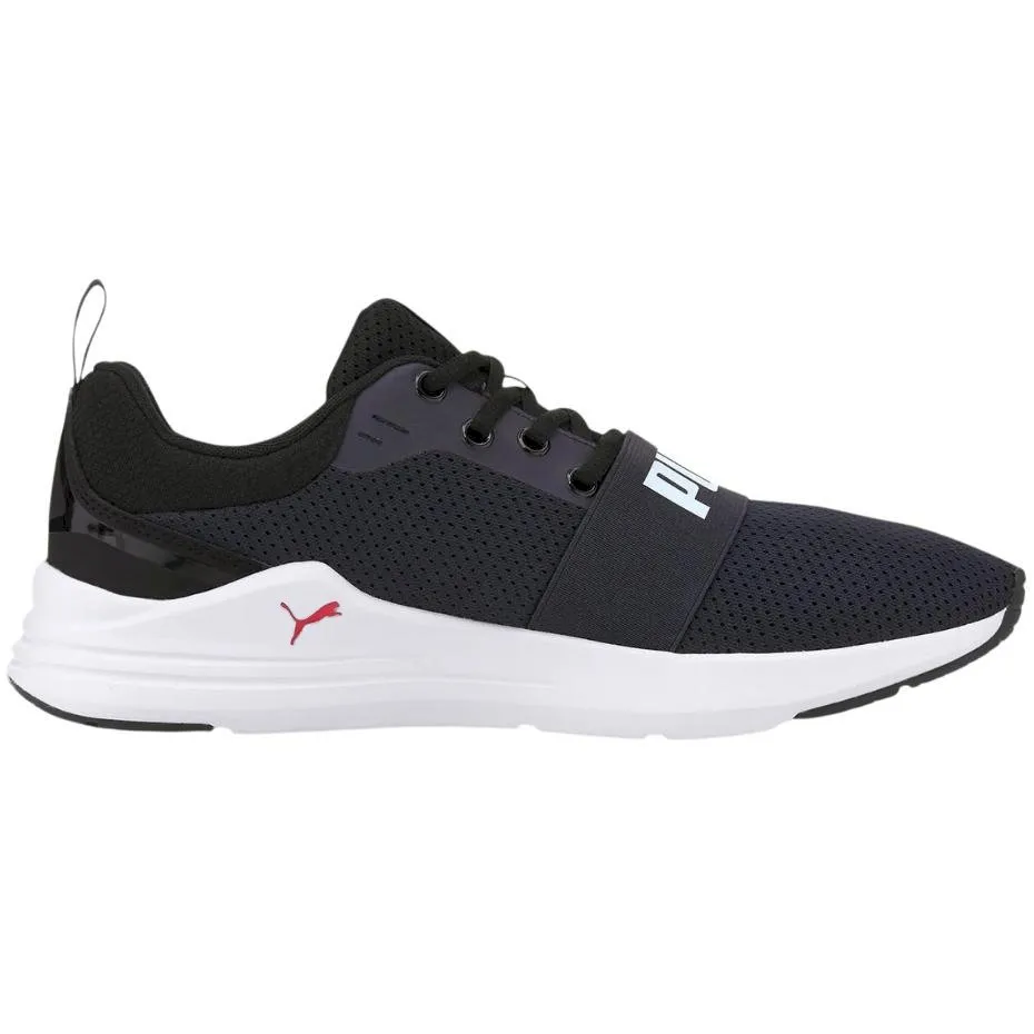 Navy blue unisex shoes Puma Wired Run 373015 03