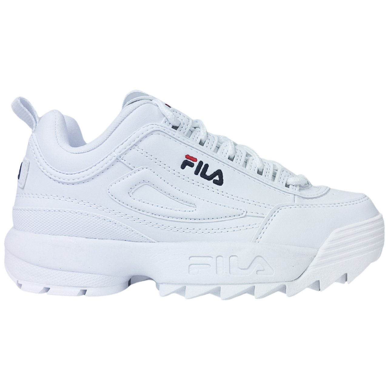 Białe buty damskie Fila Disruptor 1010302 1FG