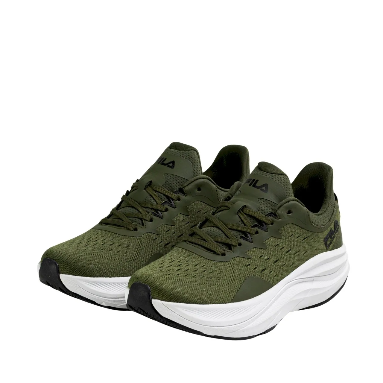 Chaussures d'entraînement Fila Retron vertes pour hommes FFM0477 63213