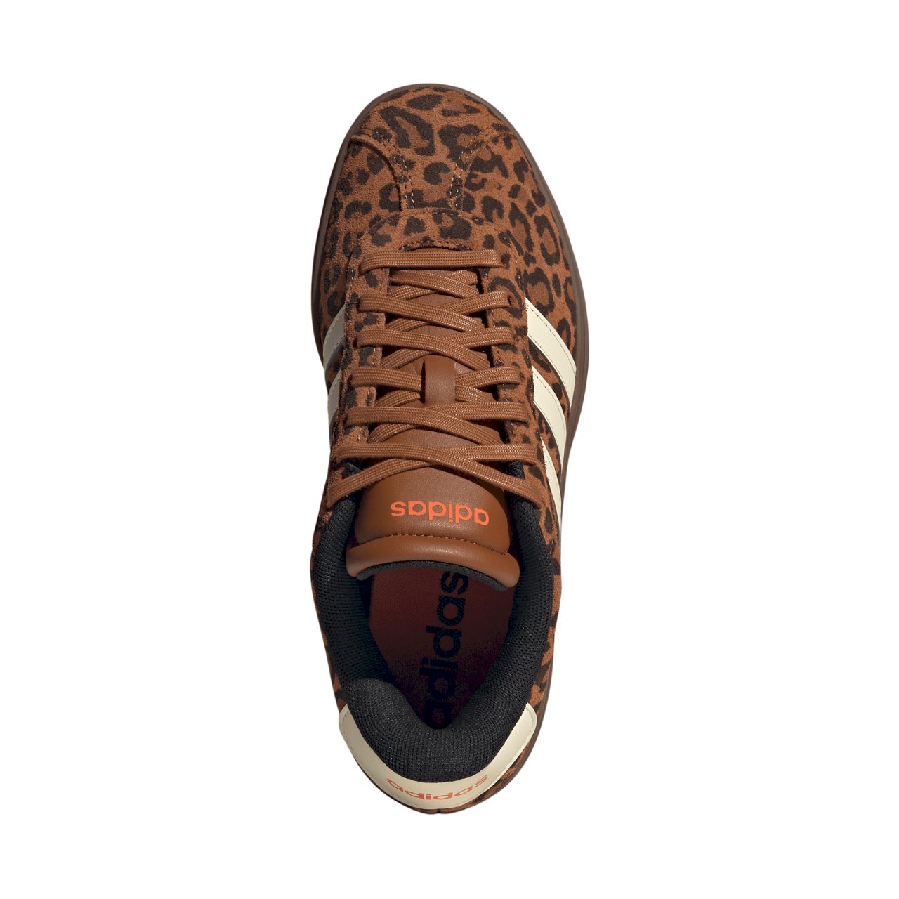 Brązowe buty damskie Adidas VL Court Bold KK4671