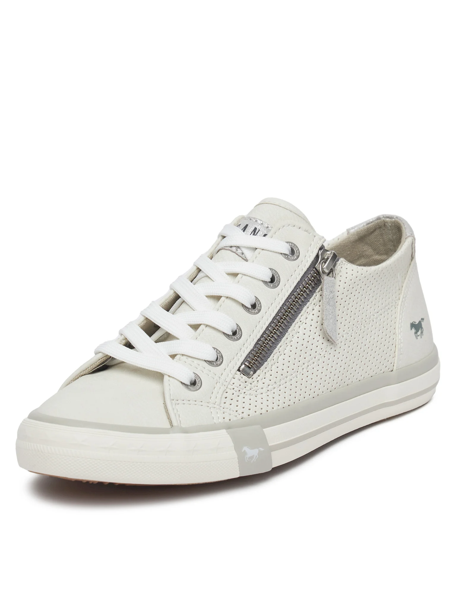 Бели дамски маратонки Mustang 1146-316-001