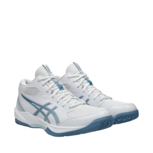 Witte Asics Gel-Task MT 4 zaalvolleybalschoenen