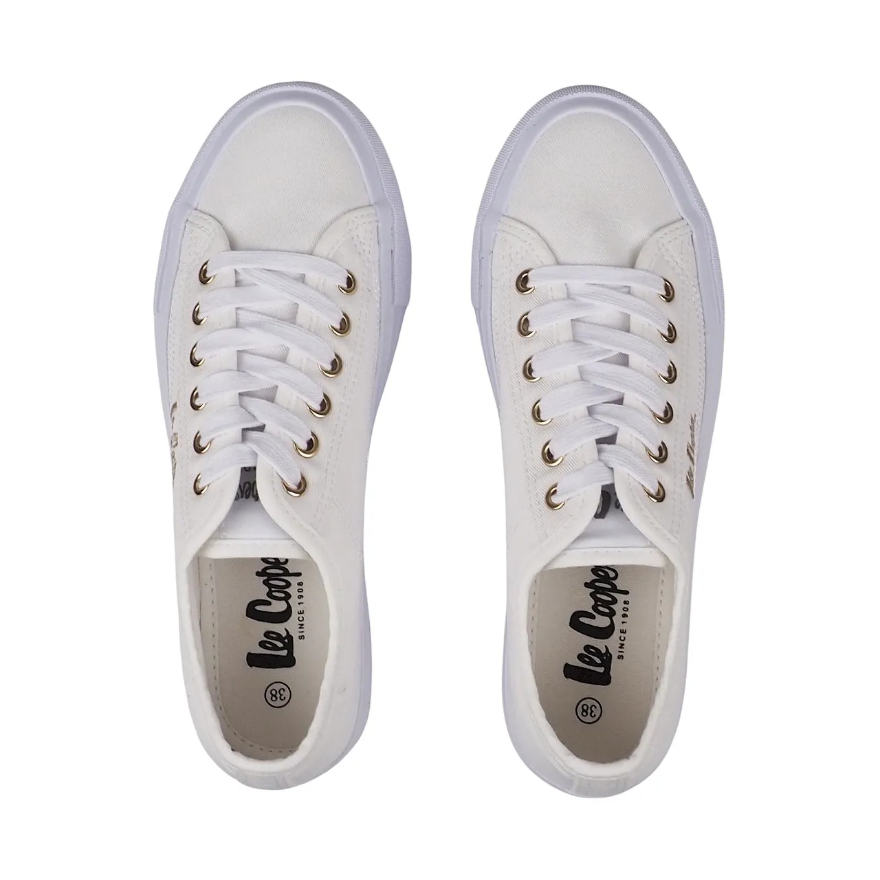 Tenisówki damskie Lee Cooper białe LCW-24-31-2725LA