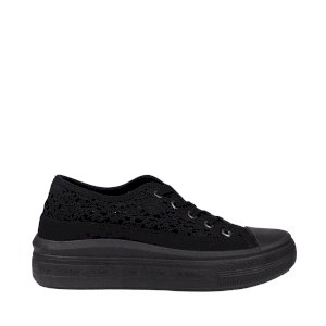 Women's black Lee Cooper tennis shoes LCW-23-44-1618LA