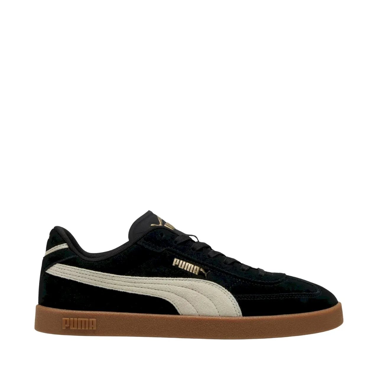 Женские замшевые ботинки Puma Club II Era черного цвета