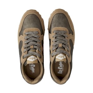 Dámské ležérní hnědé a šedé boty Lee Cooper