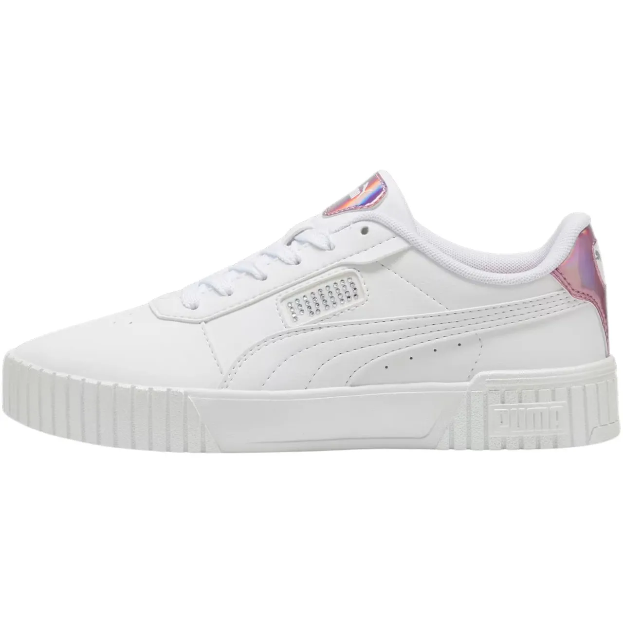 Γυναικεία λευκά αθλητικά παπούτσια Puma Carina 2.0 GirlPower spring
