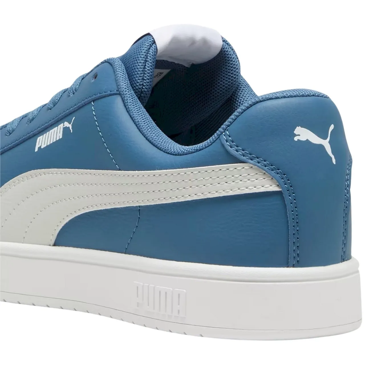 Pantofi sport pentru femei Puma albastru cu logo alb