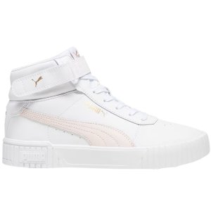 Białe buty  damskie za kostkę Puma Carina 2.0 Mid 385851 07