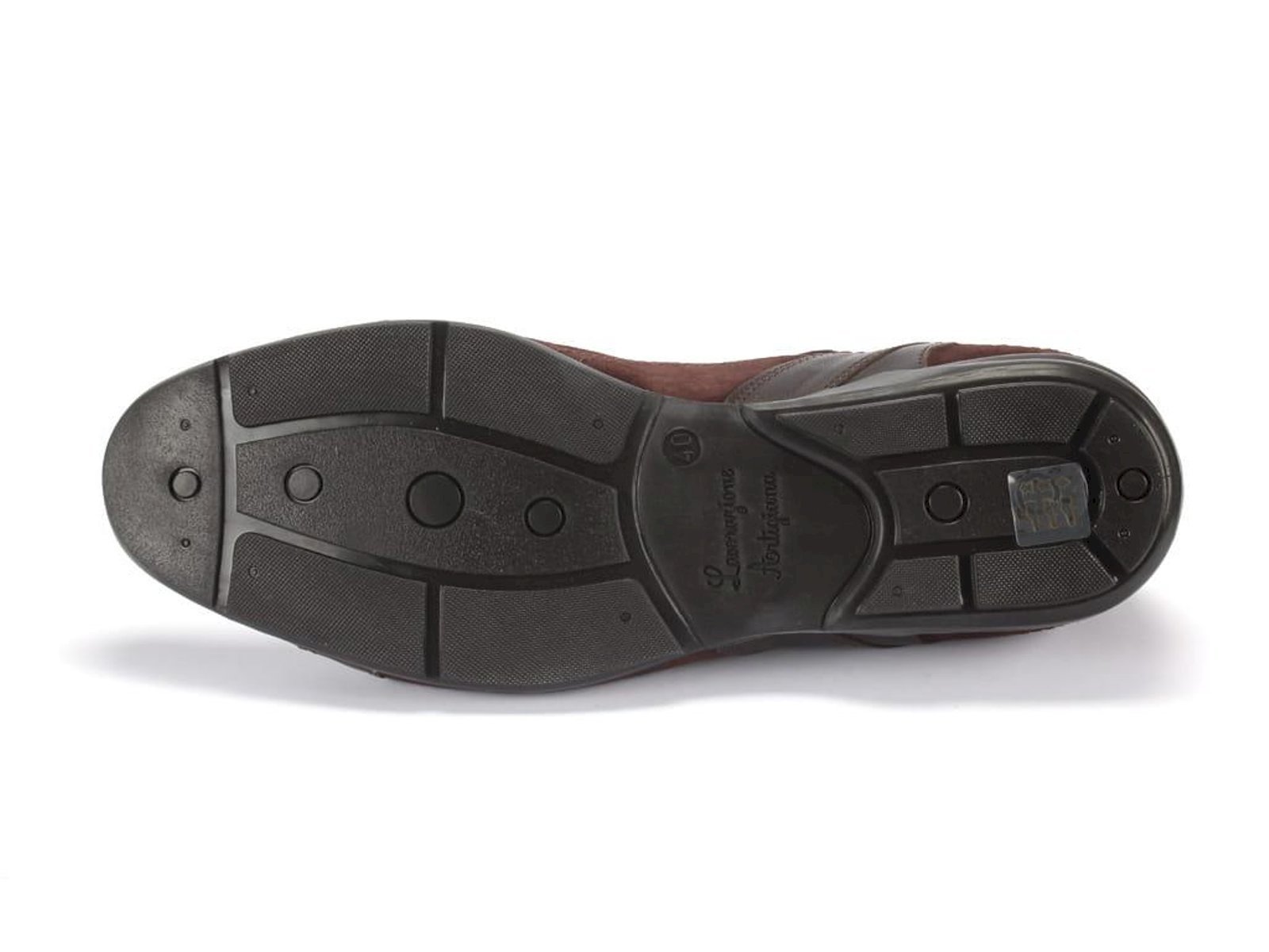 Skórzane buty męskie brązowe Domeno 1414 23