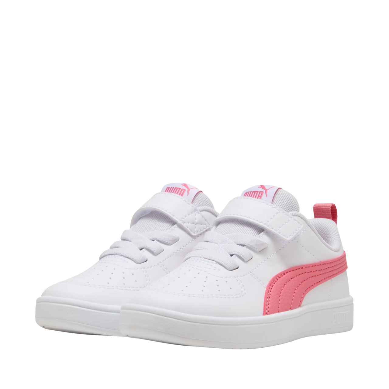 Chaussures velcro pour enfants Puma Rickie blanches