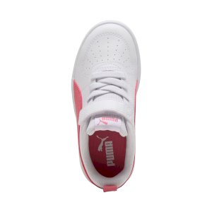 Baskets velcro Puma Rickie blanches pour enfants