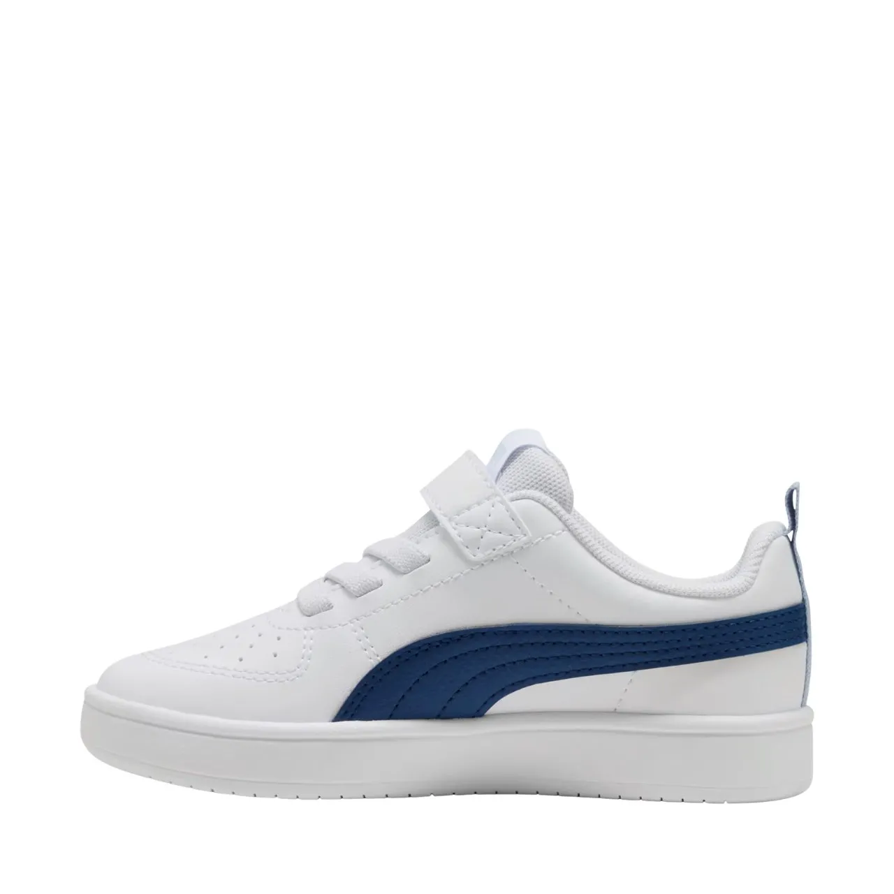 Білі дитячі кросівки Puma на липучках