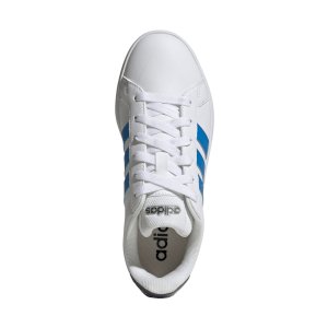 White Adidas Grand Court youth shoes for spring