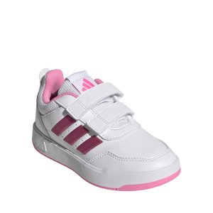 White Adidas Velcro shoes for girls