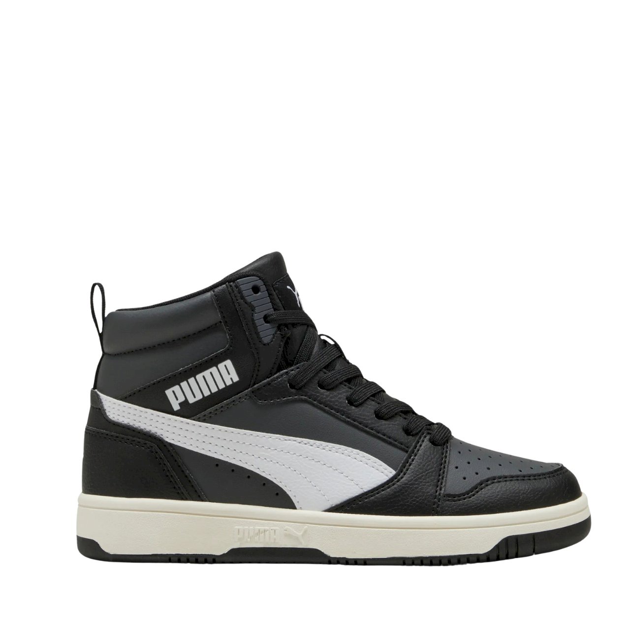 Czarne sneakersy dziecięce Puma Rebound V6 Mid