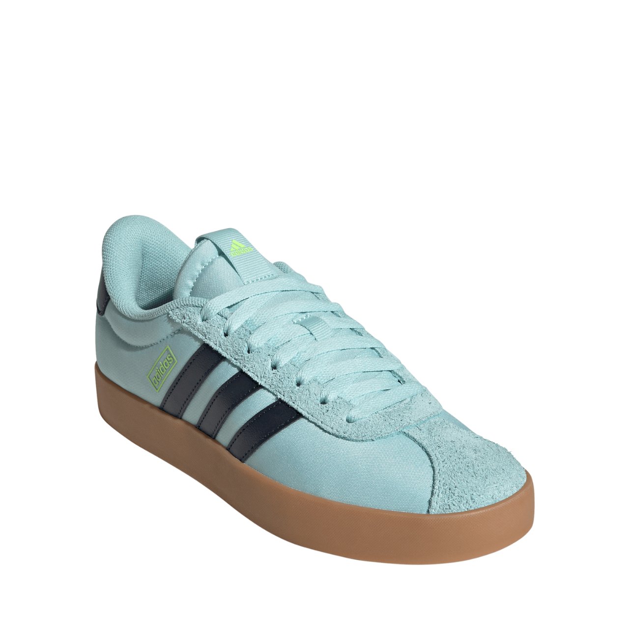 sneakersy damskie Adidas jasnoniebieskie w czarne paski
