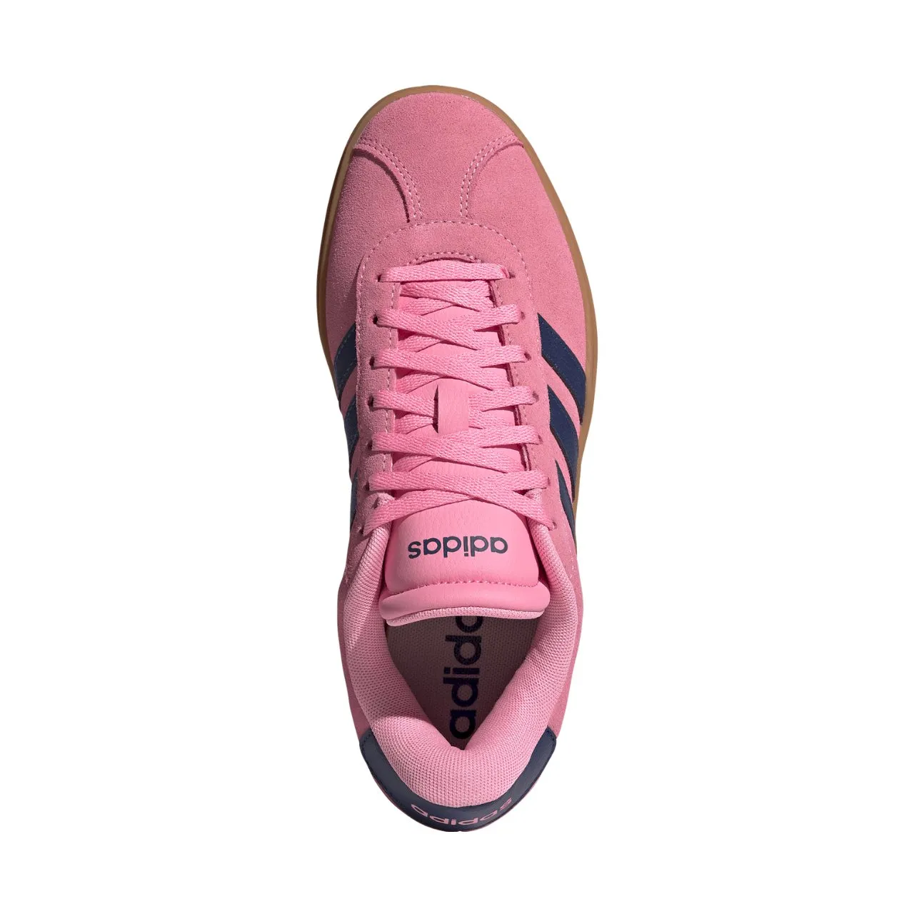 Женские замшевые розовые кроссовки Adidas