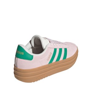 Sneakersy damskie Adidas platforma różowe zielone paski