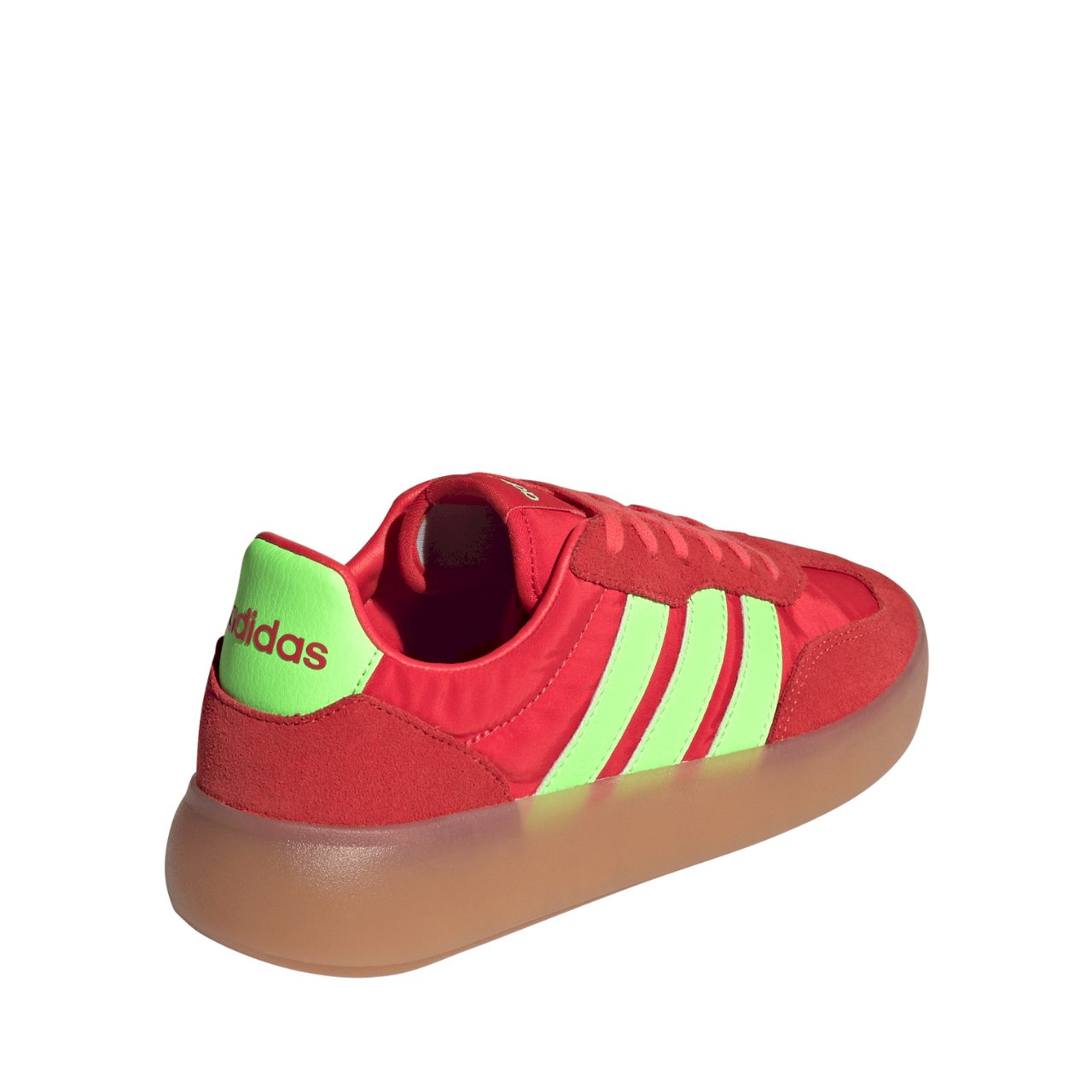 Zapatillas Adidas rojas con rayas verdes