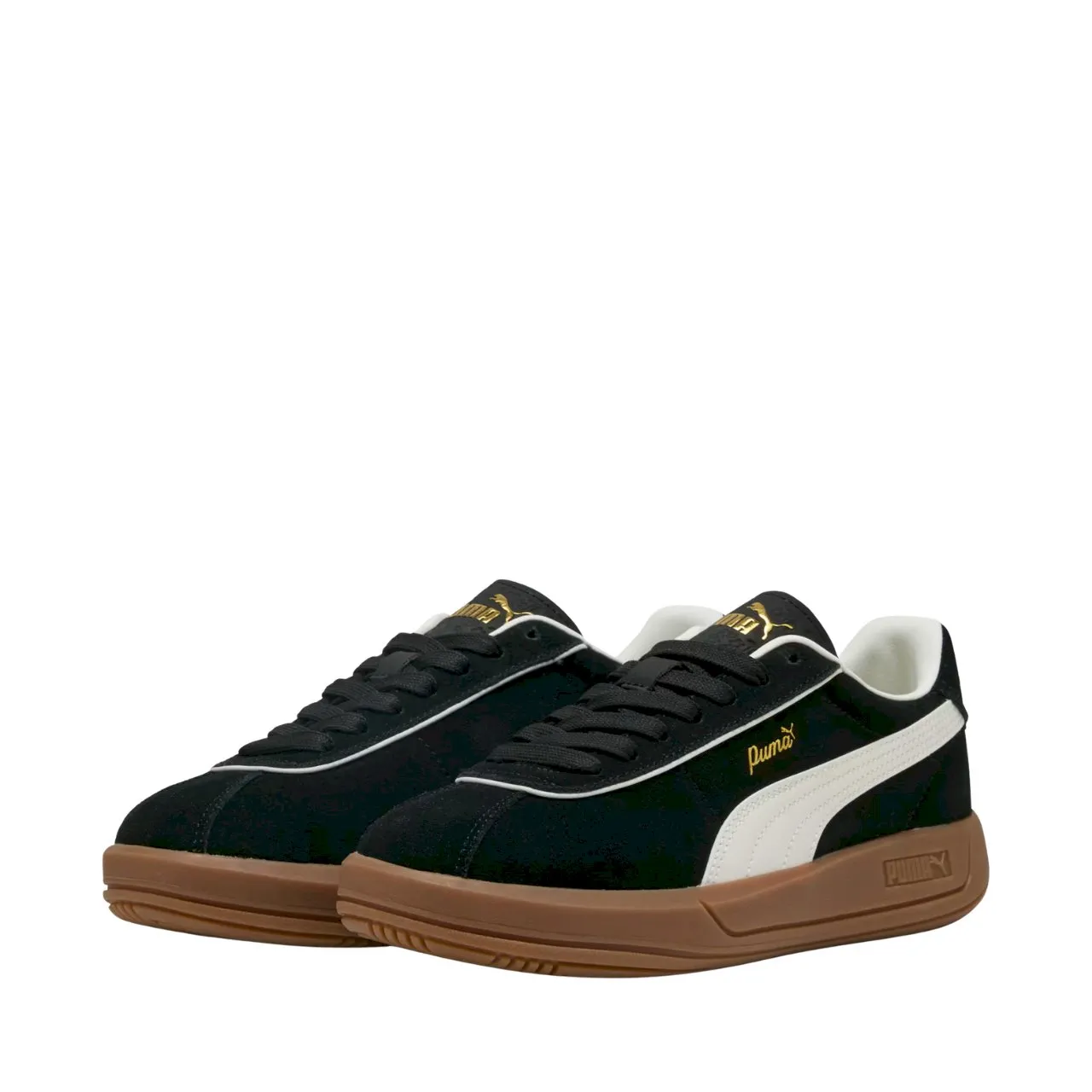 Scarpe da ginnastica Puma nere da donna in pelle scamosciata
