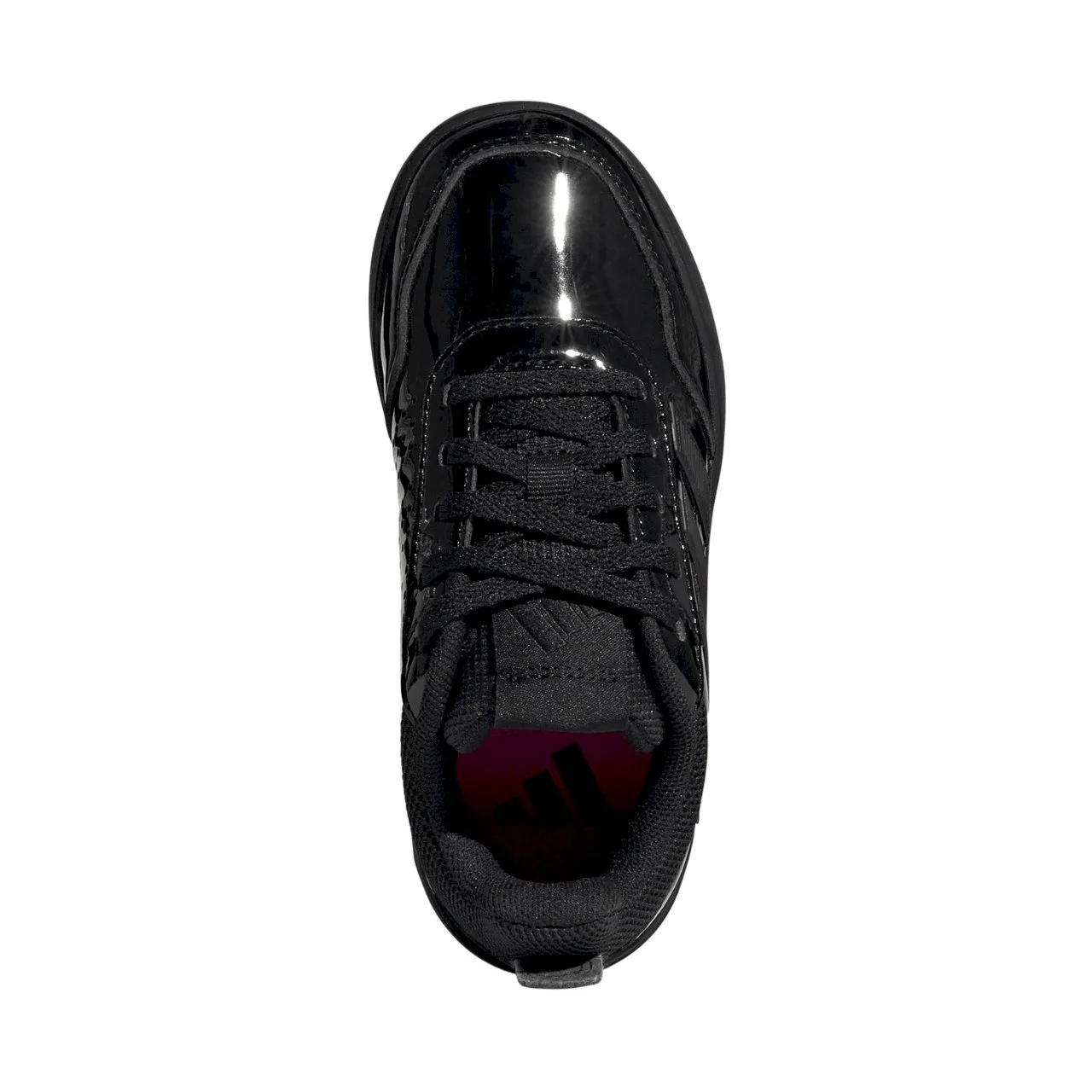 Pantofi strălucitori pentru copii Adidas Tensaur Sport negru